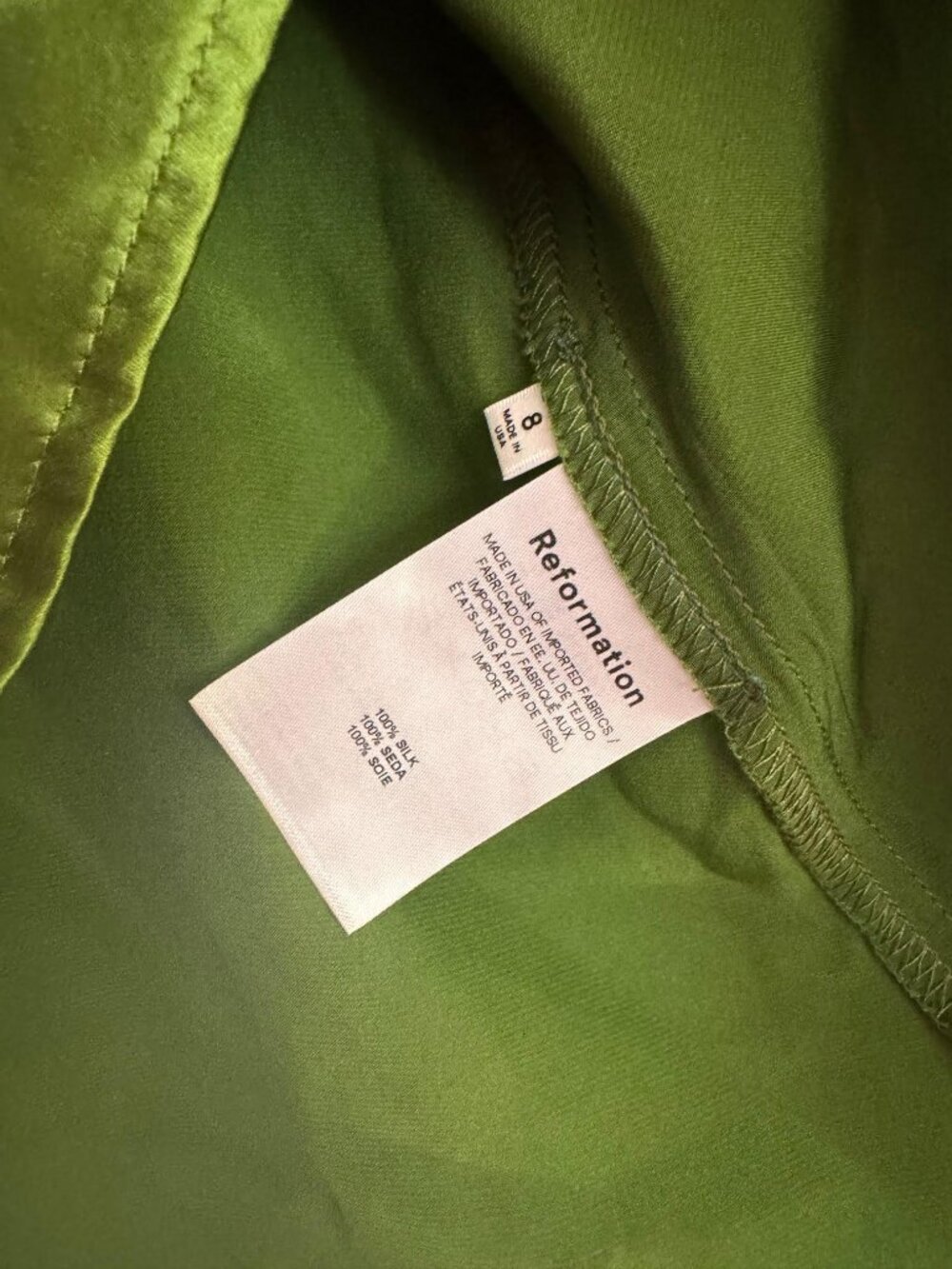 Reformation Benson Silk Skirt - Picture 5 of 5